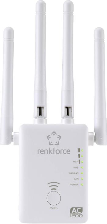 Renkforce WS-WN575A3 Dual Band AC1200 Wi-Fi repeater  2.4 GHz, 5 GHz