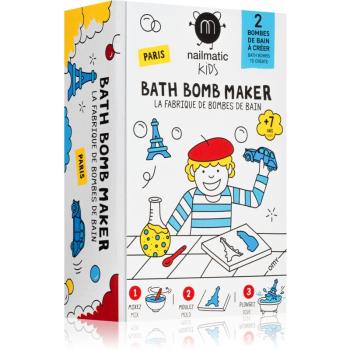 Nailmatic Bath Bomb Maker sada na výrobu šumivých bômb do kúpeľa Paris