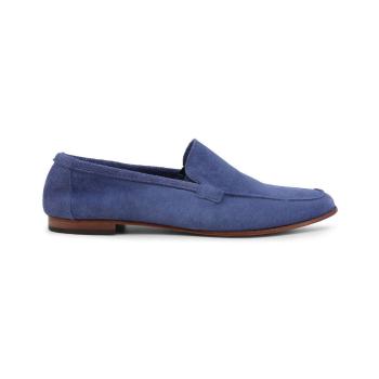 Duca Di Morrone  Ermes - Suede Blue  Slip-on Modrá