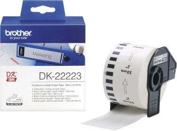 Brother DK-22223 etikety v roli 50 mm x 30.48 m papier  biela 1 ks permanentné DK22223 univerzálne etikety