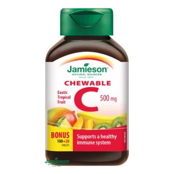 Jamieson vitamín C 500 mg - cmúľacie tablety 120 tbl