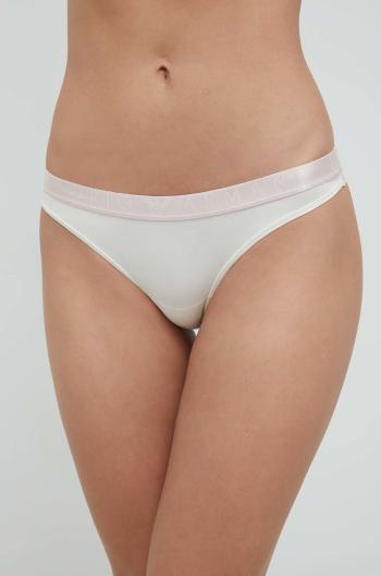 Brazílske nohavičky Emporio Armani Underwear 2-pak béžová farba,