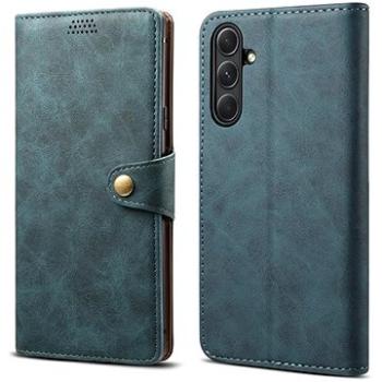 Lenuo Leather flipové puzdro na Samsung Galaxy A54 5G, modrá (348445)