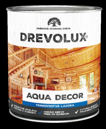 DREVOLUX AQUA DECOR - Tenkovrstvá vodou riediteľná lazúra 0226 - červený smrek 2,5 L