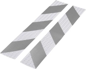 Conrad Components RTS60/400-SV 1226954 Warning stripe RTS strieborná, sivá (d x š) 40 cm x 60 mm 2 ks