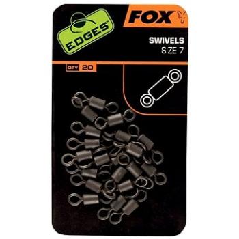 FOX Edges Swivels Standard Veľkosť 7 20 ks (5055350248294)