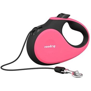 Reedog Senza Premium samonavíjacie vodidlo M 20 kg/5 m lanko/ružové (8596067305209)