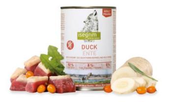 ISEGRIM dog Adult Duck with Parsnip, Sea Buckthorn & Wild Herbs bal. 6 x 400 g konzerva
