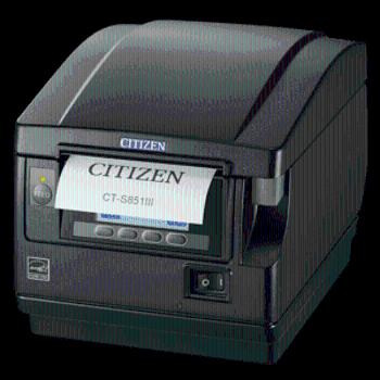 Citizen CT-S851III, 8 dots/mm (203 dpi), USB, black