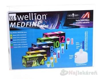 Wellion MEDFINE plus Penneedles 10mm ihla na aplikáciu inzulínu pomocou pera 100 ks