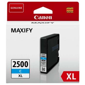 Canon originál ink PGI 2500XL, cyan, 19.3ml, 9265B001, high capacity, Canon MAXIFY iB4050, MB5050, MB5350, azurová
