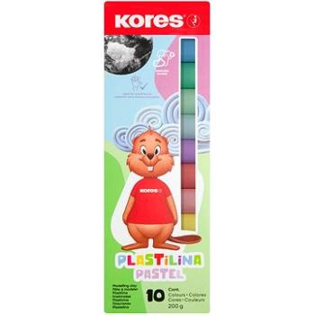 KORES plastelína Pastel 10× 20 g (34016)