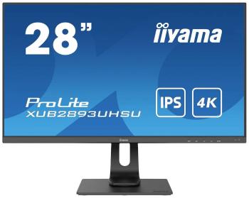 Iiyama ProLite XUB2893UHSU-B1 LED monitor 71.1 cm (28 palca) En.trieda 2021 F (A - G) 3840 x 2160 Pixel UHD 3 ms HDMI ™,