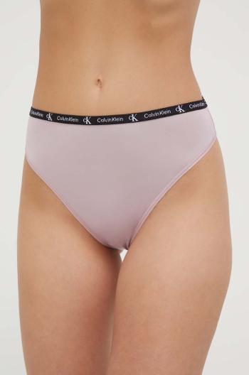 Nohavičky Calvin Klein Underwear 2-pak ružová farba