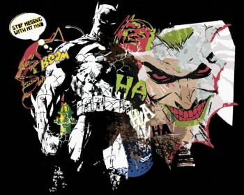 Zuty Maľovanie podľa čísiel Batman a Joker Komiks