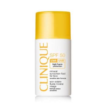 Clinique Minerálny opaľovací fluid na tvár SPF 50 ( Mineral Sunscreen Fluid For Face) 30 ml