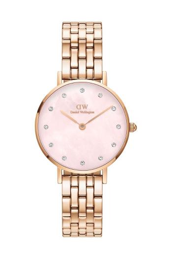 Hodinky Daniel Wellington Petite Lumine 28 Link dámske, zlatá farba