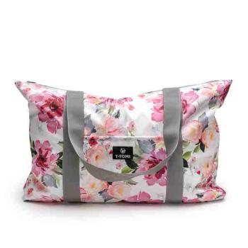 T-TOMI Shopper Bag Watercolor flowers