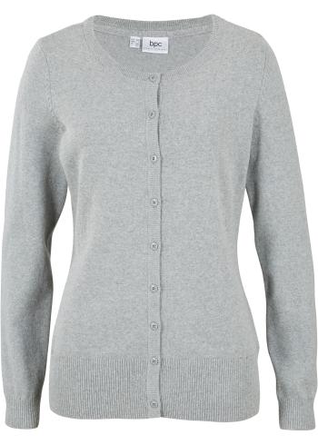 Pletený sveter, basic s recyklovanou bavlnou