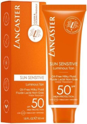 Lancaster Ochranný fluid SPF 50 Sun Sensi tiv e (Oil-free Milky Fluid) 50 ml