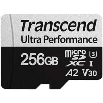 Transcend microSDXC 256 GB 340S + SD adaptér (TS256GUSD340S)