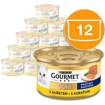 Gourmet gold paštéta s kuraťom 12× 85 g (8445290775191)