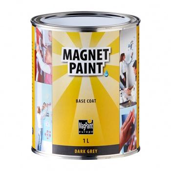 MAGNETPAINT - Magnetická farba do interiéru tmavošedá 1 l