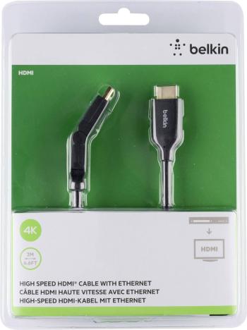 Belkin HDMI prepojovací kábel #####HDMI-A Stecker, #####HDMI-A Stecker 2.00 m čierna F3Y023bt2M audio return channel, po
