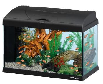 Ferplast Capri 50 LED akvarijný set čierny 52 x 27 x 36 cm