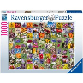 Ravensburger Puzzle 173860 Včely Na Kvetoch 1000 Dielikov (4005556173860)