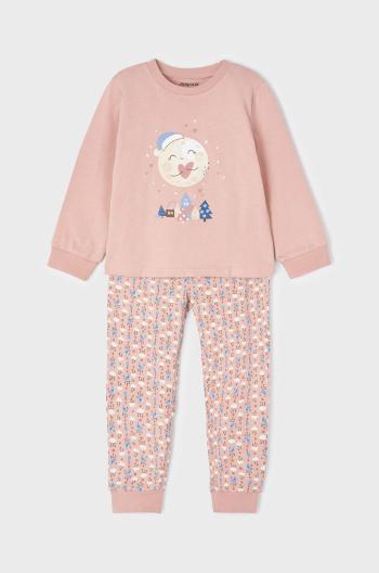 Detské pyžamo Mayoral ružová farba, vzorovaná