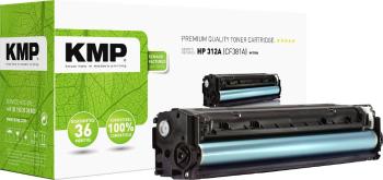 KMP H-T190 kazeta s tonerom  náhradný HP 312A, CF381A zelenomodrá 2700 Seiten kompatibilná toner