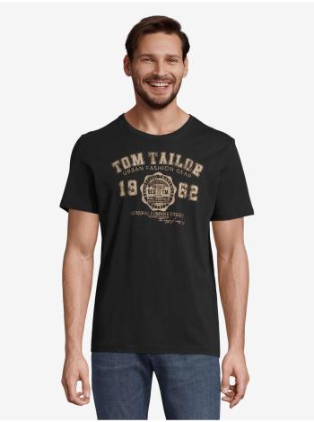 Čierne pánske tričko Tom Tailor