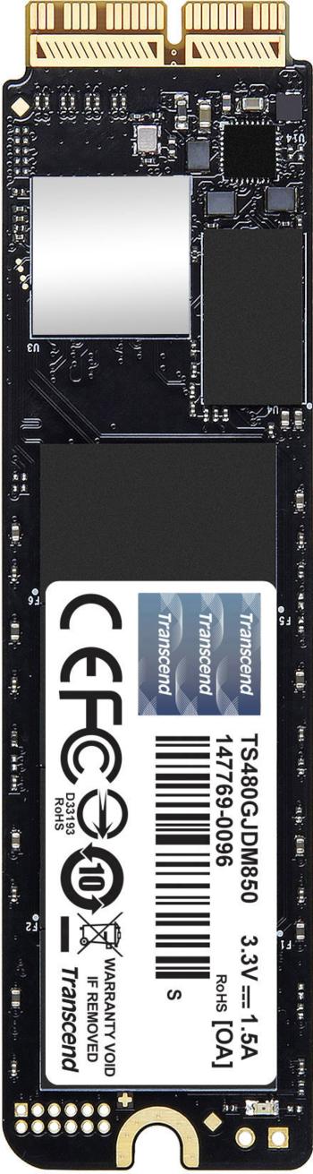 Transcend JetDrive™ 850 Mac 480 GB interný SSD disk NVMe / PCIe M.2 M.2 NVMe PCIe 3.0 x4 Retail TS480GJDM850