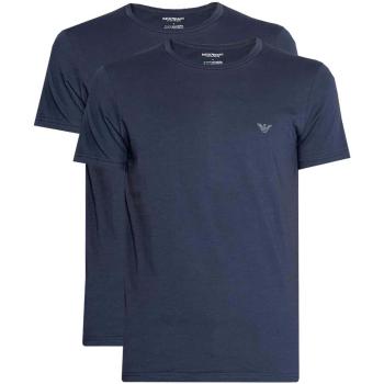 Emporio Armani  Lounge 2 Pack Crew T-Shirts Navy/Navy  Tričká a polokošele Modrá