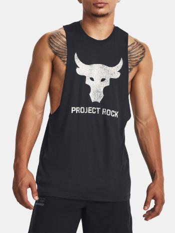 Under Armour UA Project Rock Brahma Bull Tielko Čierna