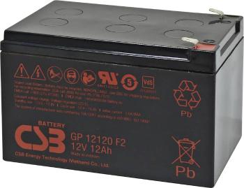 CSB Battery GP 12120 Standby USV GP12120F2 olovený akumulátor 12 V 12 Ah olovený so skleneným rúnom (š x v x h) 151 x 10