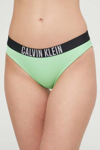 Plavkové nohavičky Calvin Klein zelená farba