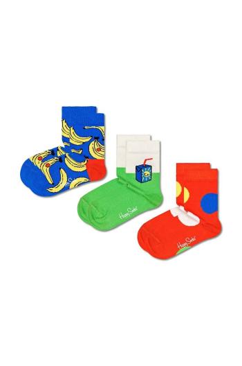 Detské ponožky Happy Socks Kids Banana 3-pak