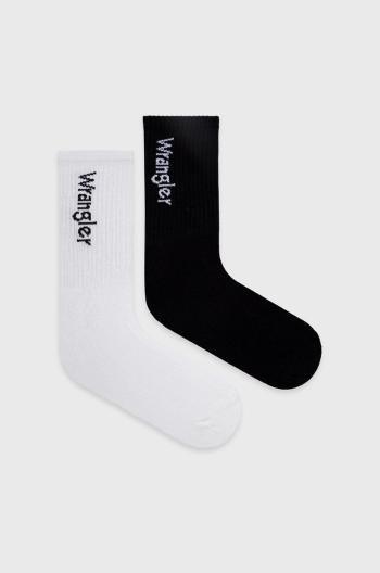 Ponožky Wrangler (2-pak) pánske, čierna farba