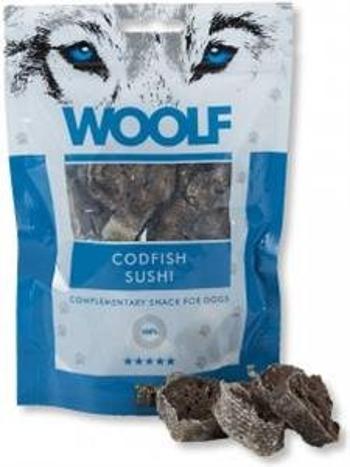 Maškrta Woolf sushi z tresky pre psy 100g