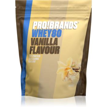 PRO!BRANDS Whey80 Protein srvátkový proteín príchuť Vanilla 500 g