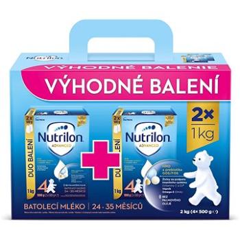 Nutrilon 4 Advanced batoľacie mlieko 2× 1 kg, 24+ (8590340173516)