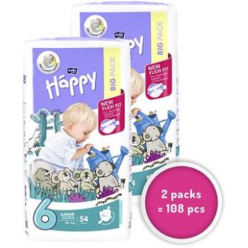 BELLA Baby Happy Junior Extra veľ. 6 (2× 54 ks) (PLN021s2)