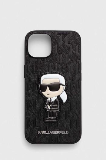 Puzdro na mobil Karl Lagerfeld iPhone 14 6,1" čierna farba