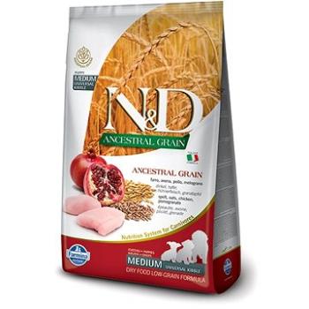 N&D low grain DOG Puppy Chicken & Pomegranate 12 kg (8010276036186)