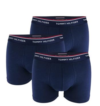 TOMMY HILFIGER - 3PACK Premium essentials tmavomodré boxerky -M (77-88 cm)