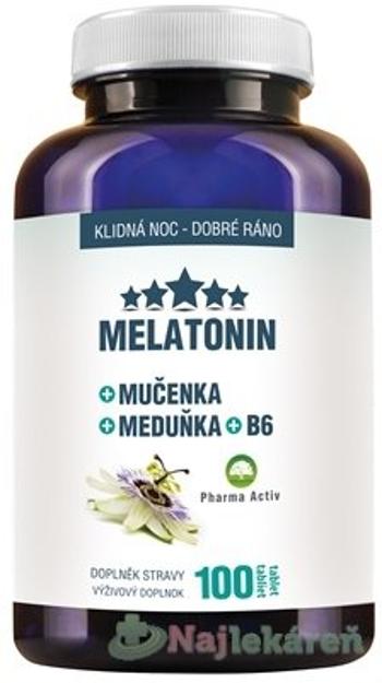 Pharma Activ Melatonín Mučenka Medovka B6 100 tabliet