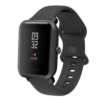 BUTTERFLY Silikónový remienok Xiaomi Amazfit GTS 2 / GTS 2e / GTS 2 Mini 20mm čierny