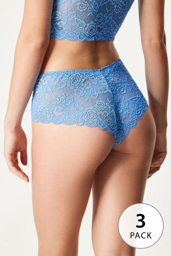 3 PACK Francúzske nohavičky ONLY Chloe Lace